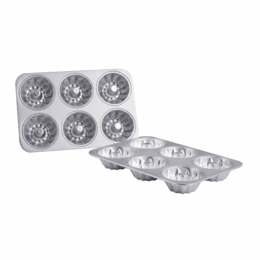 6 Cup Mini Fluted Mold Pan