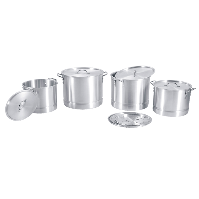 Stock Pot Set With Steamer 